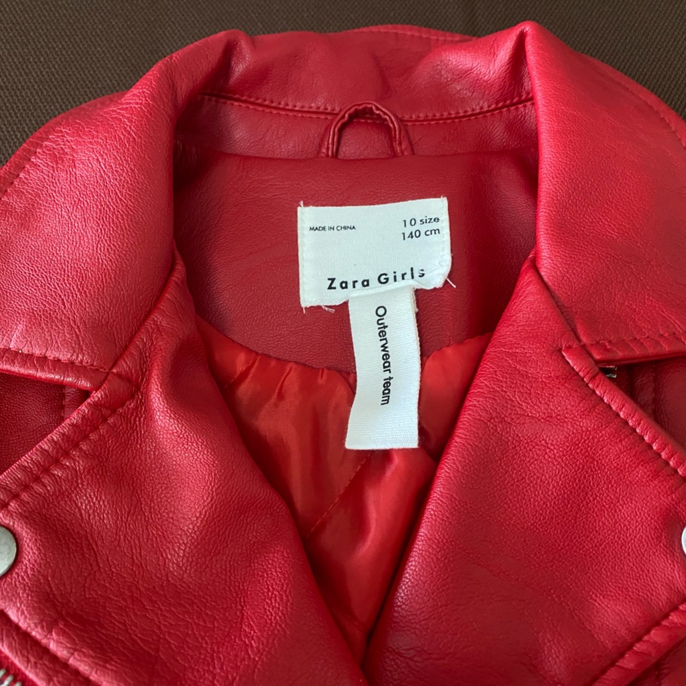 Zara Girls Leather Jacket